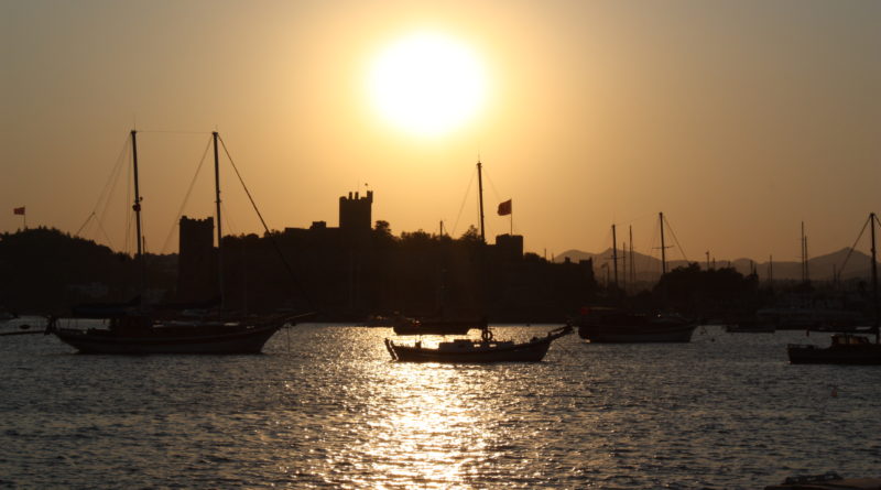 Západ slunce v Izmiru